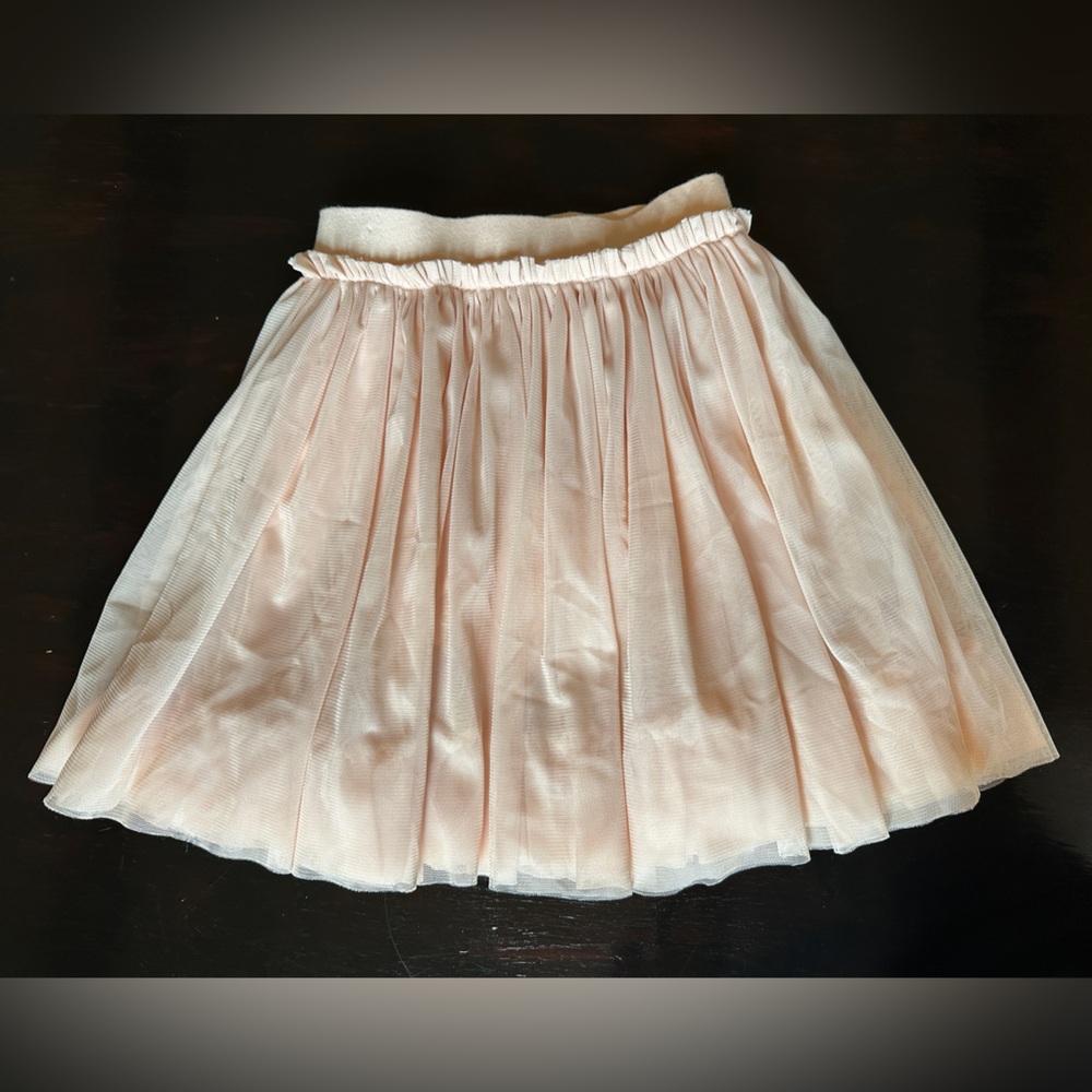 Peach Tulle Skirtn no